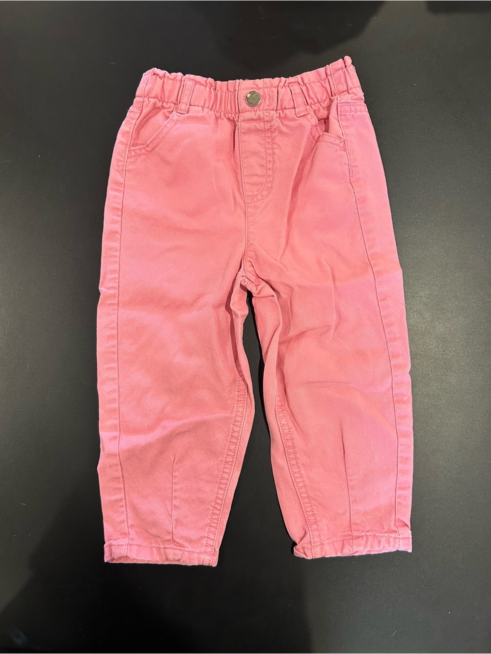 Garanimals Coral Pink Elastic-Waist Joggers